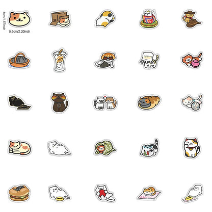 50PCS Cartoon Outdoor Travel Stickers Graffiti iPad Laptop Helmet Car Computer Pattern Scrapbook Toys Decoration