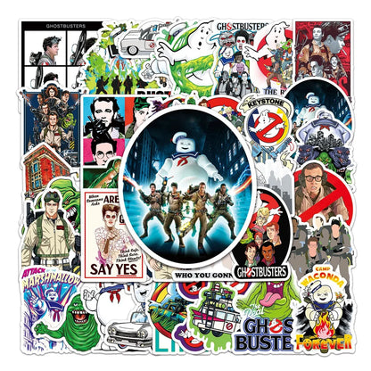 50PCS American Drama Ghostbusters Graffiti Stickers Stickers DIY Skateboard Water Cup Suitcase Stickers