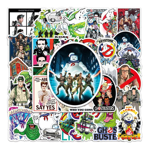50PCS American Drama Ghostbusters Graffiti Stickers Stickers DIY Skateboard Water Cup Suitcase Stickers