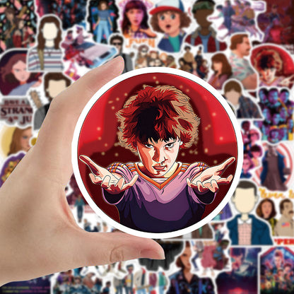 50PCS Stranger Things 4 Stickers, Vecna & Hellfire Club Cartoon Doodles for the Final Season Adventure