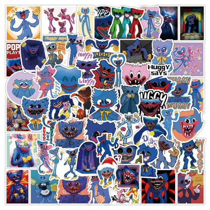 100PCS Cartoon Bobby's Playtime Doodle Stickers Personalised Fashion Creative Trend DIY Exquisite Decoration Decals Toys Bicycle Skateboards Cars Helmets Laptops Popular Stickers