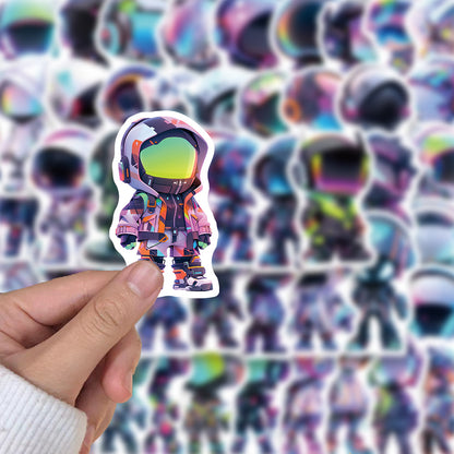 51PCS Cute Automaton Stickers - Post-Human Affection Decals for Algorithmic Intimacy Journals, Machine Sentiment Maps & Robotic Uncanny Valley Navigation