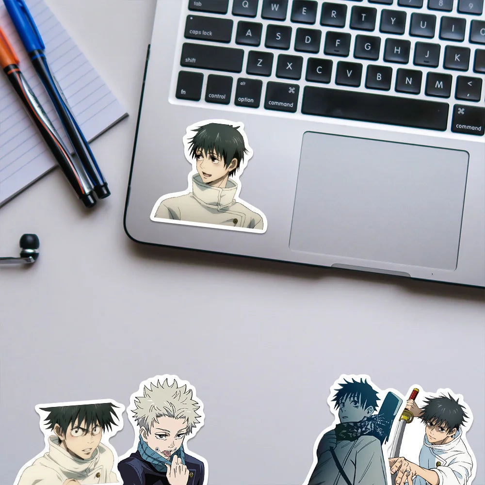 50PCS Japanese Anime Jujutsu Kaisen Graffiti Stickers Laptop Trolley Case Water Cup Waterproof Stickers