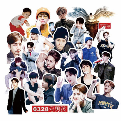 50PCS JACKSON Wang Exquisite Graffiti Stickers for Skateboards, Suitcases, Laptops, Guitars, Water Bottles, and Stationery Boxes Decorative Decals