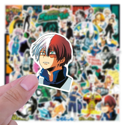 50PCS Riman My Hero Academia Graffiti Stickers DIY Diary Bicycle Laptop Suitcase Skateboard Removable Stickers