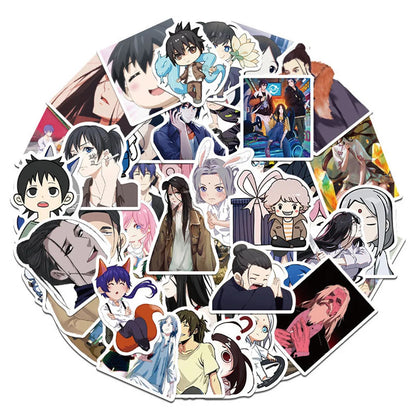 50PCS    AnimationUnder One Person Personalized Graffiti Sticker Notebook Computer Skateboard Decoration Waterproof