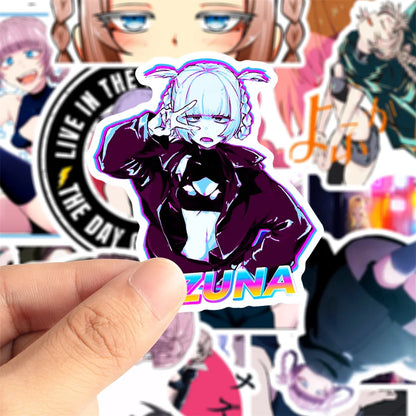 50PCS Anime All Night Song Vampire Graffiti Waterproof Sticker Personality Creative Trend Decal Skateboard Guitar