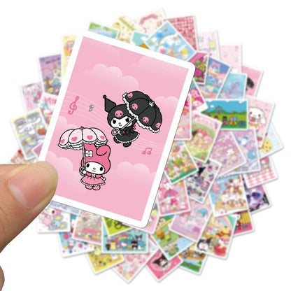 62PCS Hot Cute Cartoon Character Graffiti Stickers Luggage Phone Case Laptop IPad Water Cup Waterproof Stickers