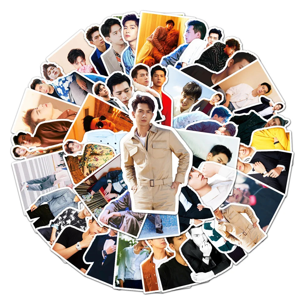50PCS Li Xian  StarSurrounding Graffiti Waterproof Stickers Creative Trend Personality Decals Skateboard WaterCupWholesale