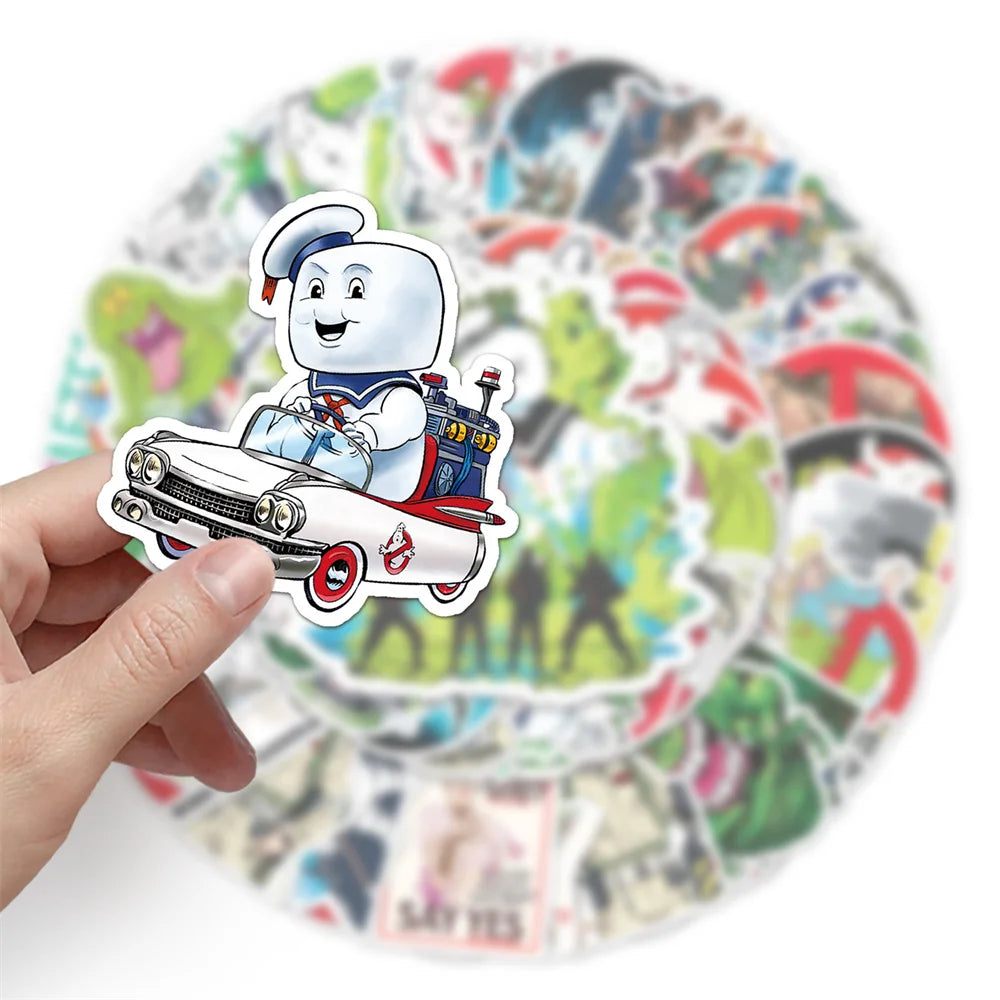 50PCS American Drama Ghostbusters Graffiti Stickers Stickers DIY Skateboard Water Cup Suitcase Stickers