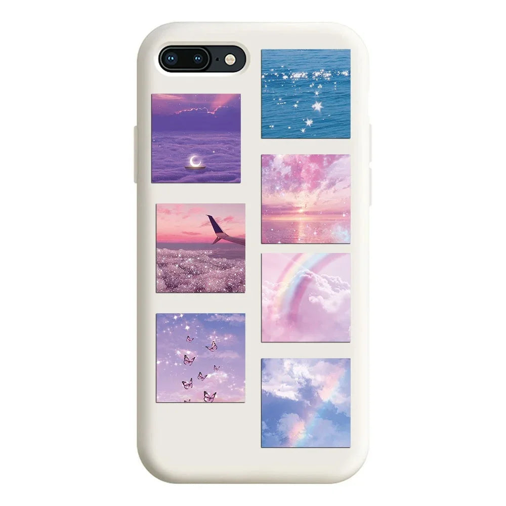 50PCS Ins Starry Sky Little Healing Cloud Stickers Decoration Mobile Phone Diary Luggage Stickers