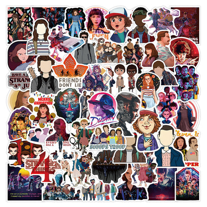 50PCS Stranger Things 4 Stickers, Vecna & Hellfire Club Cartoon Doodles for the Final Season Adventure
