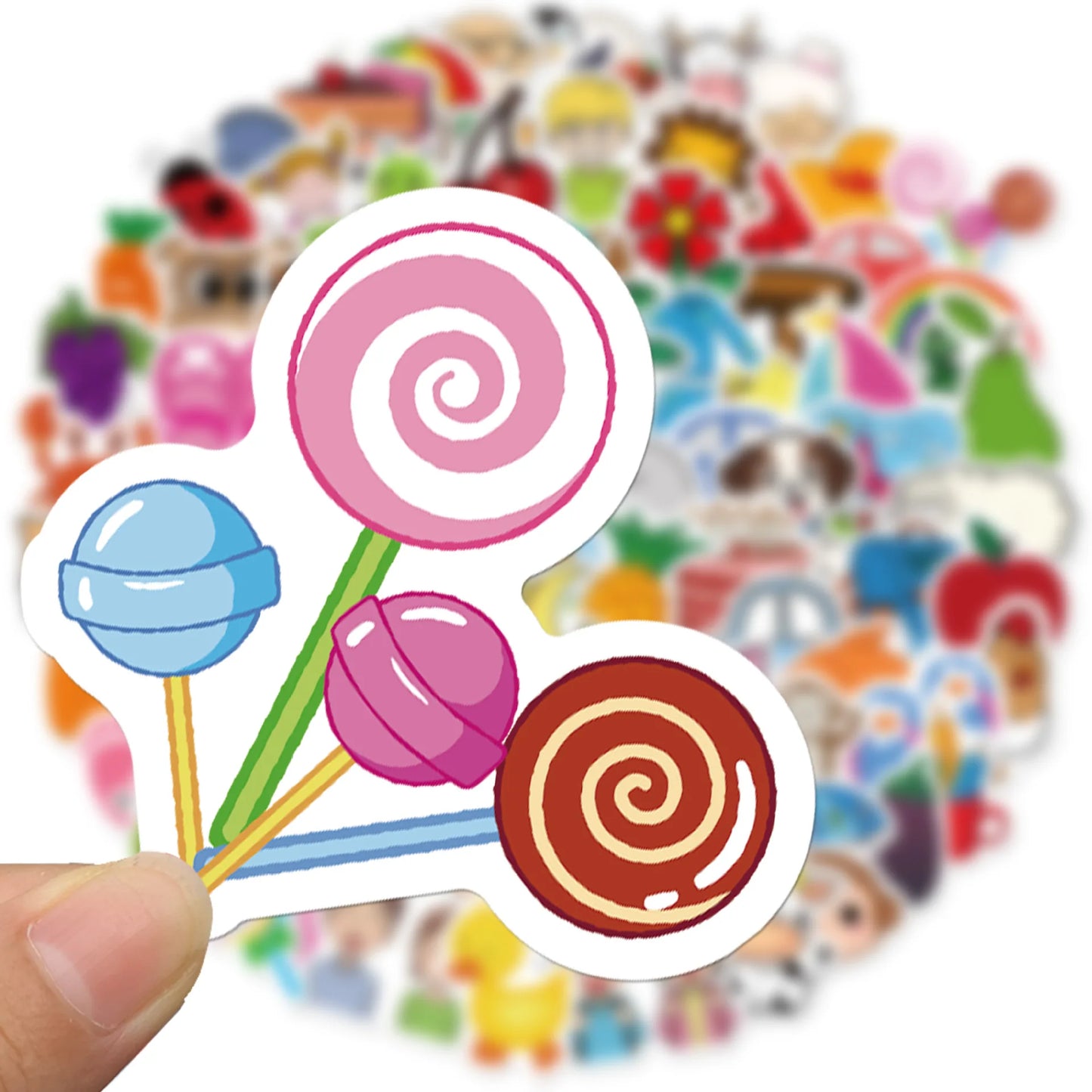 50PCS New Popular Personality Learning Sticker Pack Skateboard Guitar Decoration DIY Laptop New Waterproof Decal