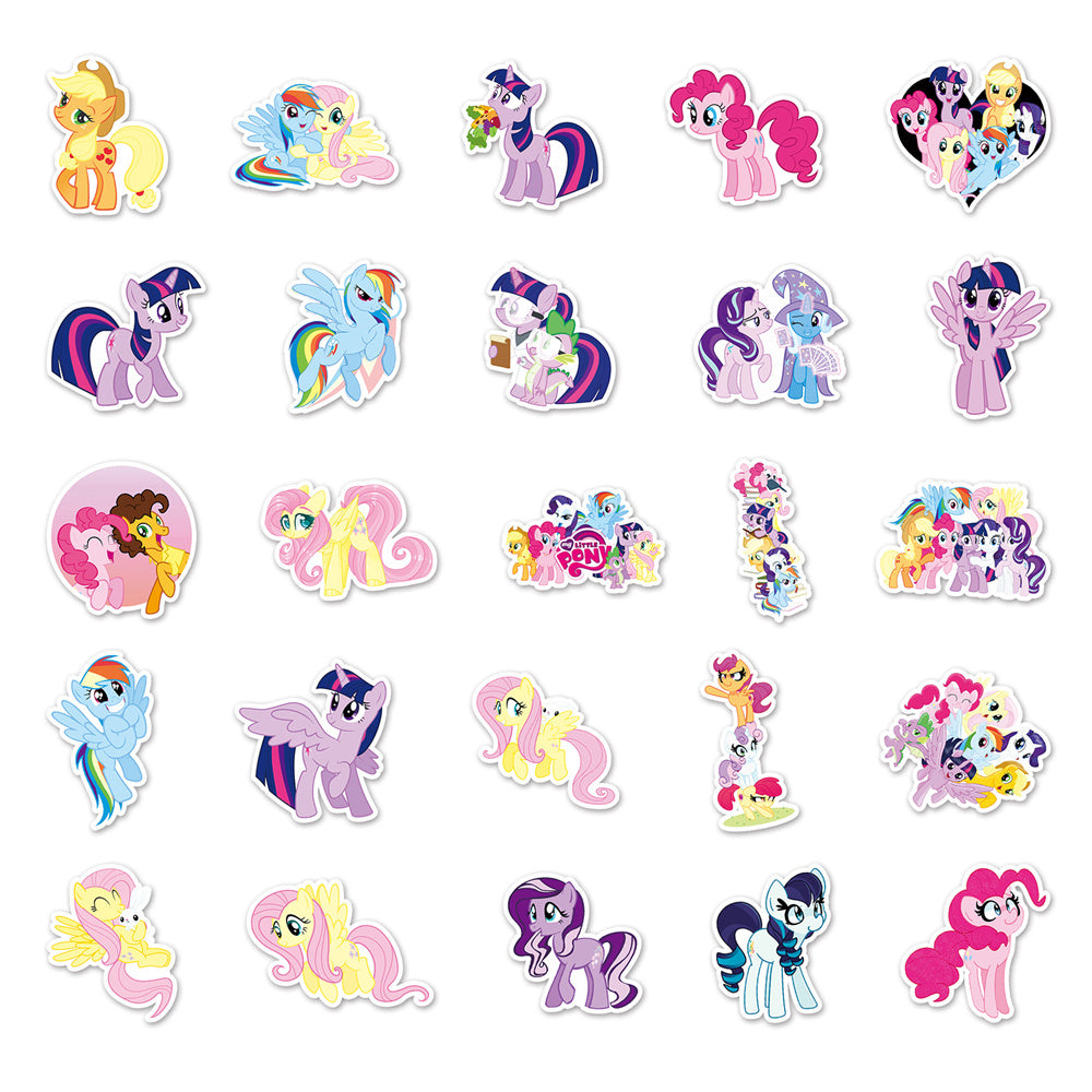 50PCS Rainbow Unicorn Stickers - Magical Fantasy Decals for Laptops, Water Bottles, Planners & Birthday Party Favors