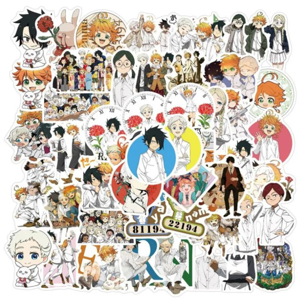50PCS Japanese Anime Fantasy Island Doodle Stickers Exquisite, Fashionable, Creative DIY Journal Decorations Suitable for Cups, Helmets, Skateboards, Refrigerators, and Stationery Boxes