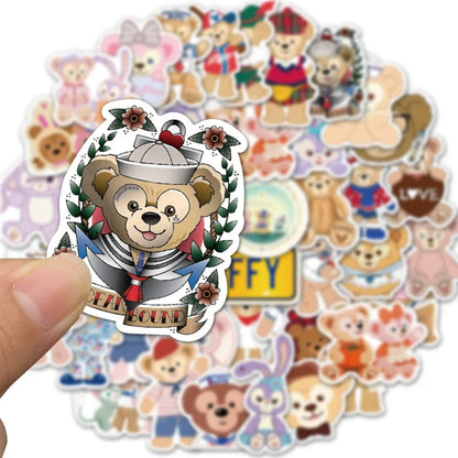 40PCS Sweet Dreams Teddy Bear Stickers, Cute Cartoon Decals for Girls‘ Rooms, Journals, and Cozy Comfort