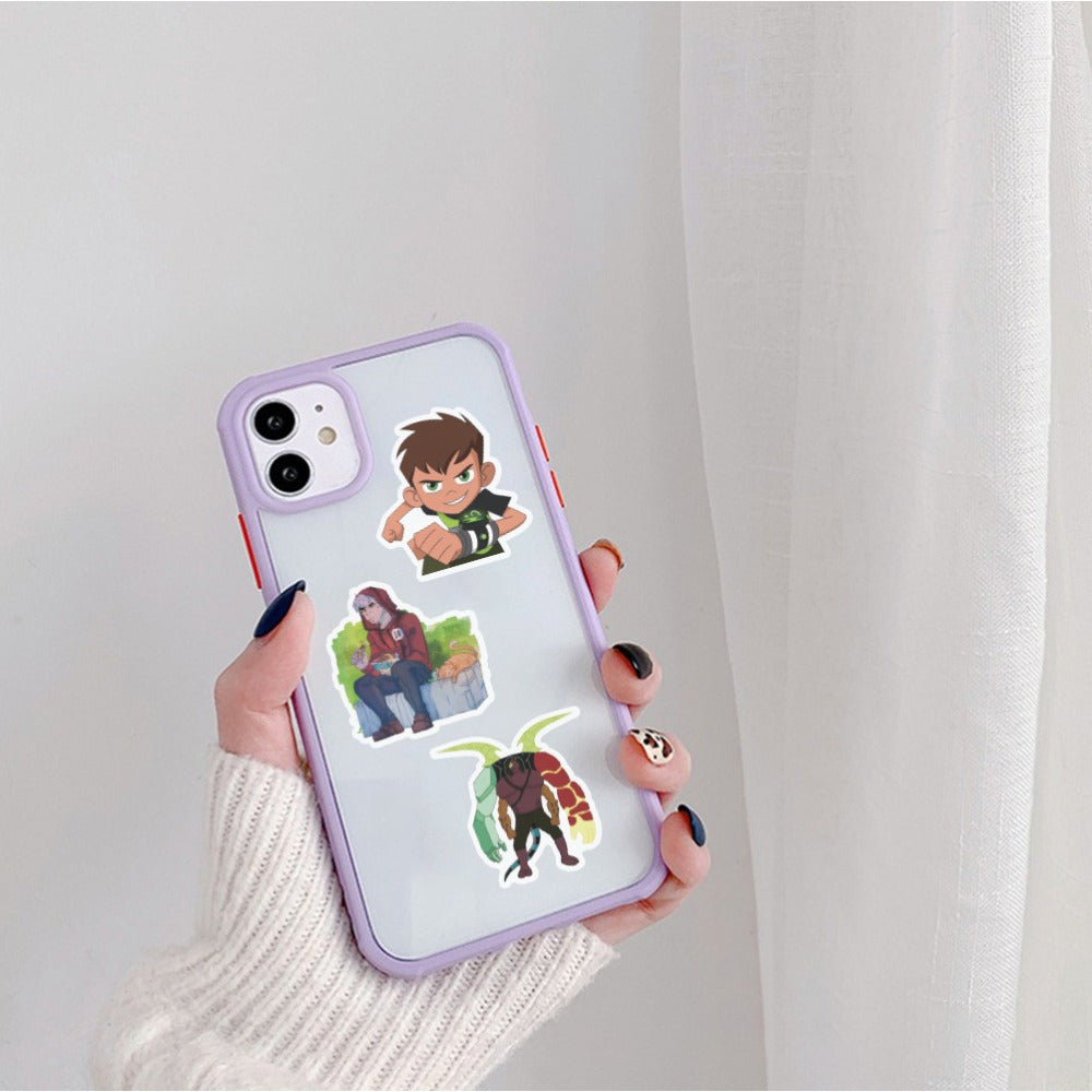 50PCS Cartoon Teen Hacker Graffiti Stickers Exquisite, Fashionable, Creative DIY Decorative Sticker Sheets Suitable for Phone Cases, Luggage, Laptops, and Stationery Boxes