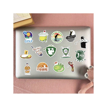 50PCS Sports Series Golf Graffiti Stickers Exquisite, Fashionable, Creative DIY Journal Decorations Suitable for Computers, Skateboards, Bags, Refrigerators, Stationery Boxes