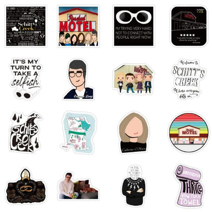 50PCS Road to Wealth TV Series Graffiti Stickers for Notebooks, Skateboards, Waterproof Decals, Toys