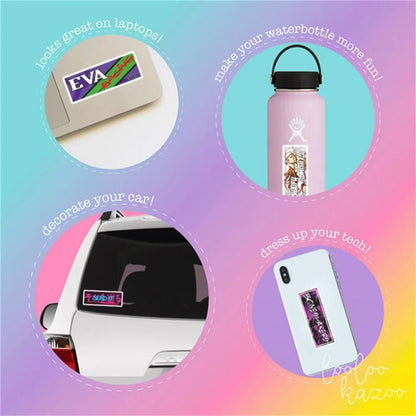 50PCS Classic Japanese Collection Stickers - Anime & Kawaii Decals for Laptops, Water Bottles, Planners & Japanese Culture Gifts
