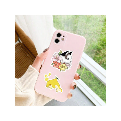 50PCS Cartoon Forest Animals Adorable Doodle Stickers Exquisite, Fashionable, Creative DIY Decorative Decals Suitable for Suitcases, Skateboards, Notebooks, Stationery Boxes