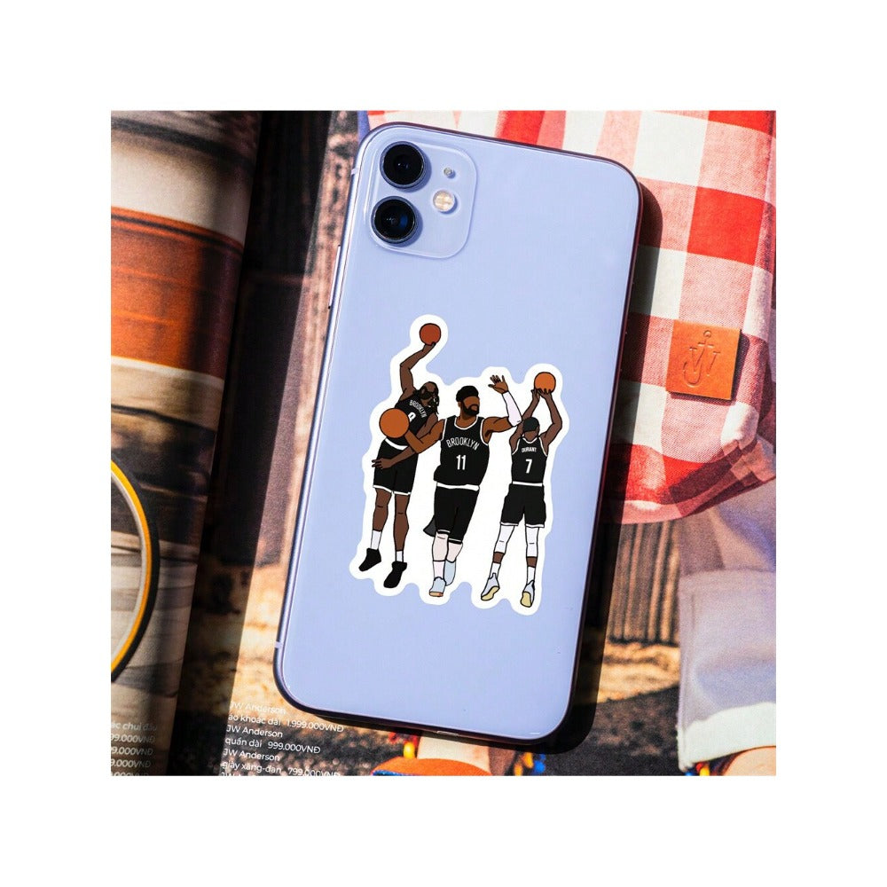 50PCS Cartoon Basketball Team Graffiti Stickers Exquisite, Stylish, Creative DIY Journal Decorations Suitable for Suitcases, Laptops, Skateboards, Water Bottles, Stationery Cases, and Desktops