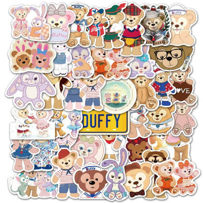 40PCS Sweet Dreams Teddy Bear Stickers, Cute Cartoon Decals for Girls‘ Rooms, Journals, and Cozy Comfort