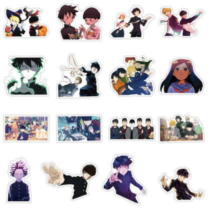 50PCS Japanese Cartoon Cute Anime Character Collection Doodle Stickers Perfect for Water Bottles, Phone Cases, Skateboards, Guitars, Stationery Boxes Exquisite Desktop Decorative Decals