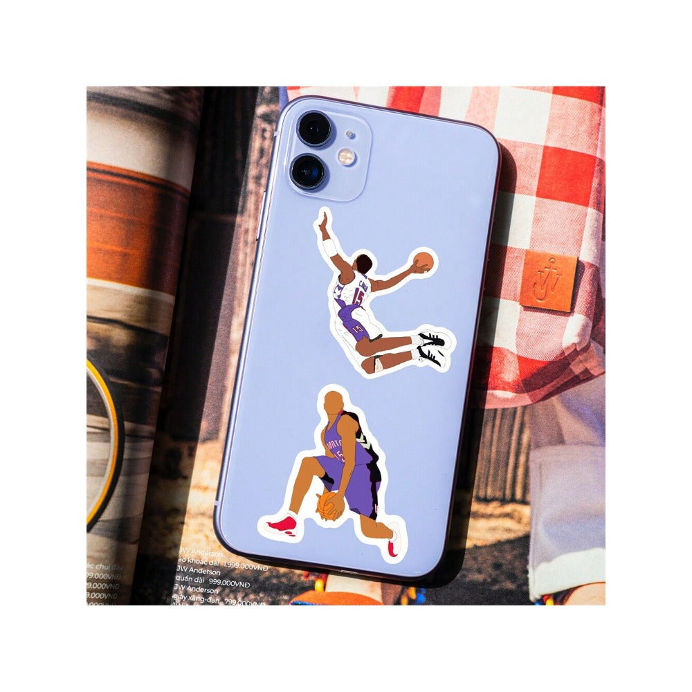 50PCS Cartoon Classic Action Basketball Graffiti Stickers Exquisite and Stylish DIY Creative Decorative Stickers for Notebooks Suitable for Suitcases, Laptops, Skateboards, Water Bottles, and Stationery Cases