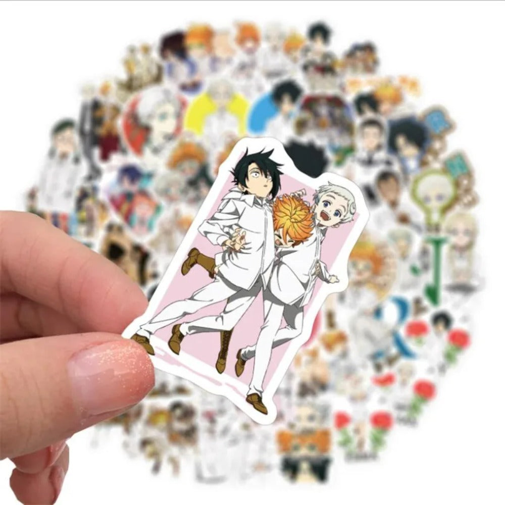 50PCS Japanese Anime Fantasy Island Doodle Stickers Exquisite, Fashionable, Creative DIY Journal Decorations Suitable for Cups, Helmets, Skateboards, Refrigerators, and Stationery Boxes